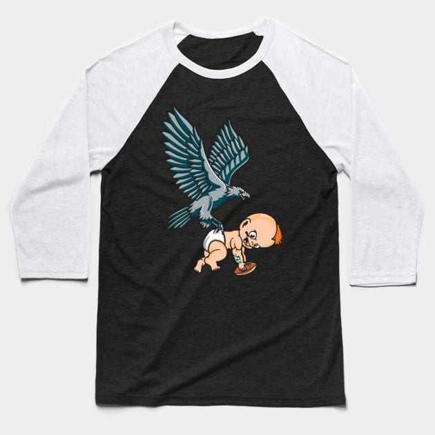 Fly Eagles Fly Philadelphia Eagles Philly Philly Baseball T-Shirt by Gym & Juice Designs